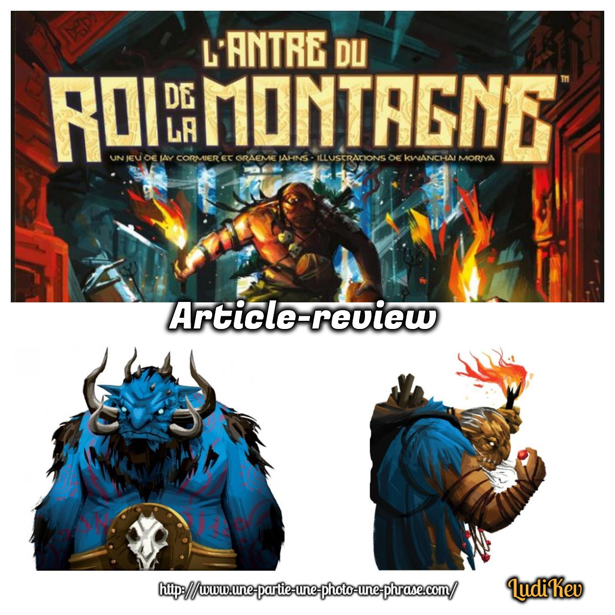 article, review, avis jeu l'antre du roi de la montagne