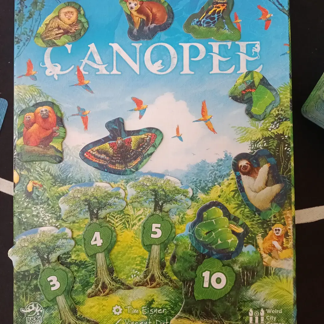 jeu canopee, une partie, une photo