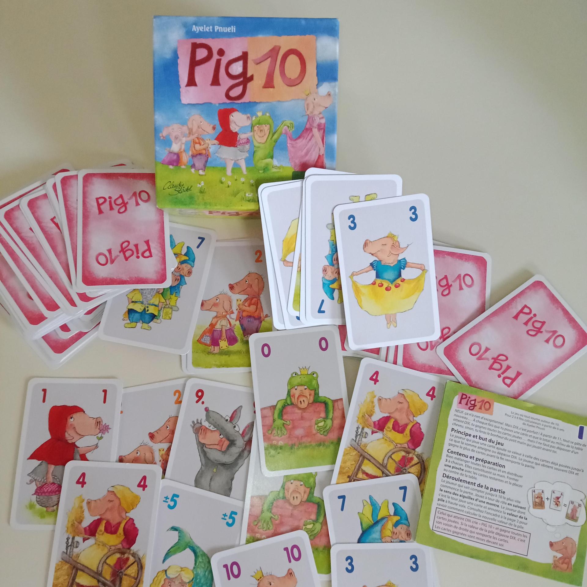 jeu Pig 10, apprendre en s'amusant