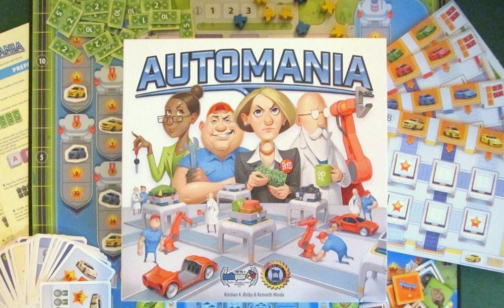 Automania second edition board game review aporta car industry euro pieces